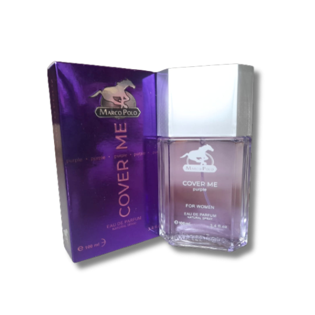 Marco Polo Cover Me Purple Fragrance Perfume For Women Eau De Parfum Natural Spray 100Ml 3 4 Fl Oz Specially For Ladies