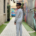 Kids Fleece Tracksuit | Sweatshirt & Pajama Set for Baby Boys – Warm, Comfy Winter Outfit for Daily Wear small