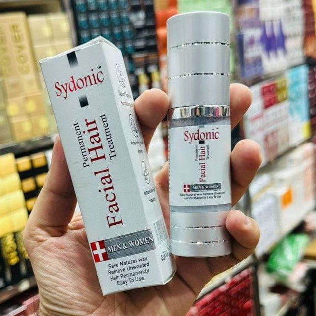 Sydonic Permanent Facial Hair Treatment – 30ml | Advanced Hair Reduction Solution for Men & Women