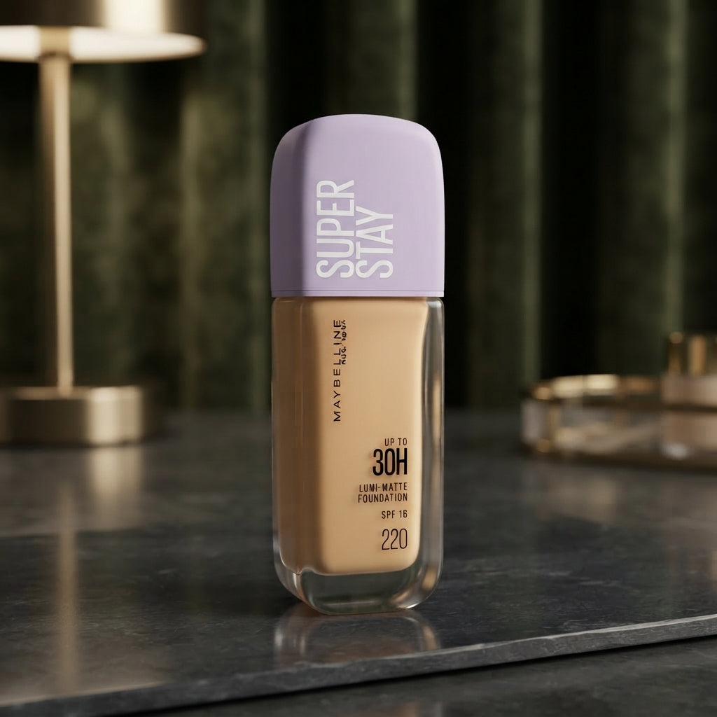 Maybelline Superstay Lumi Matte Foundation 220 - Beauty Accessory Designed For Makeup Application And Daily Skincare Routine