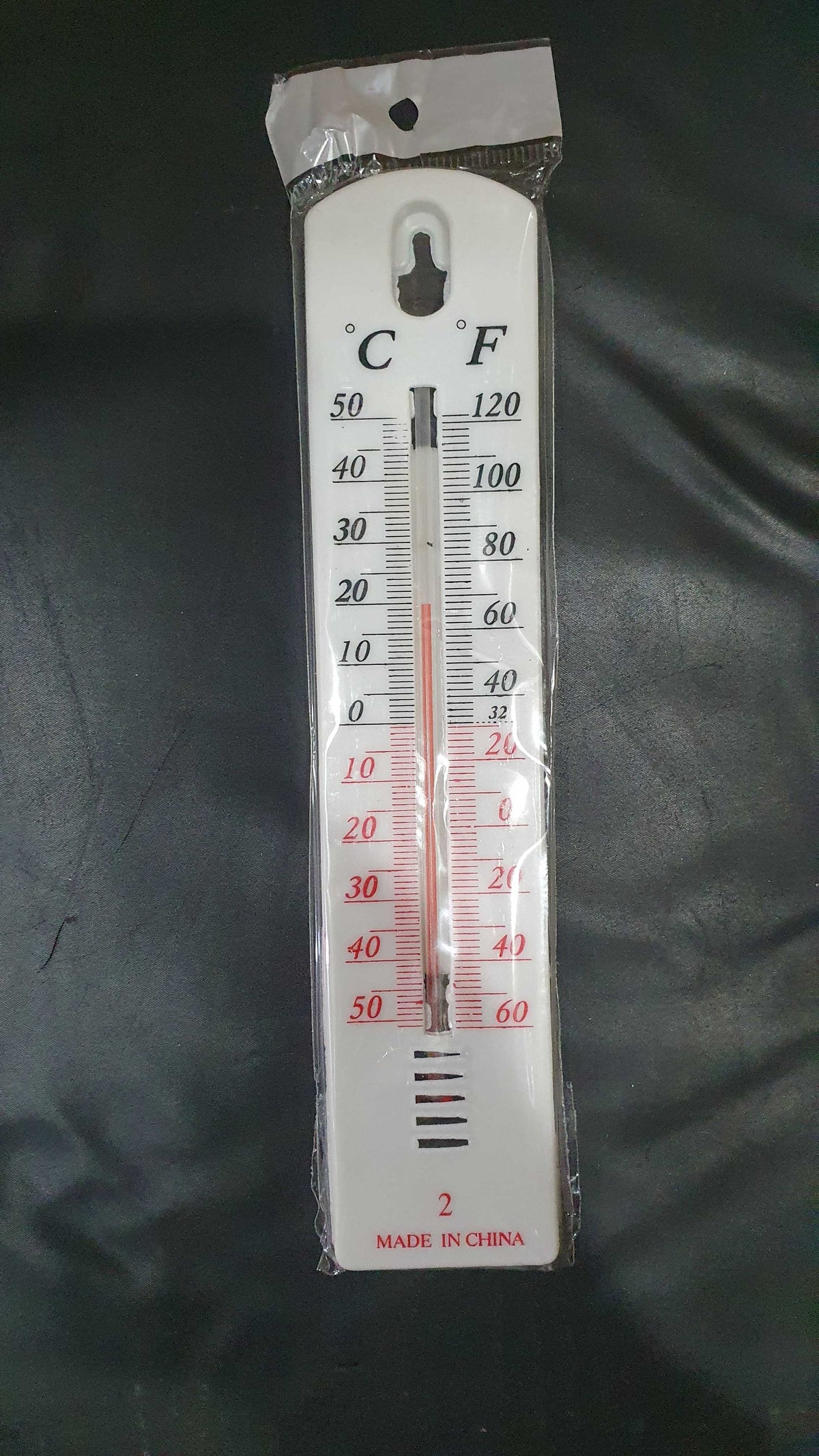 Room Thermometer Plastic China C/F Durable Reliable Easy To Read Practical Choice For Indoor Home Office Garden And Laboratory Use
