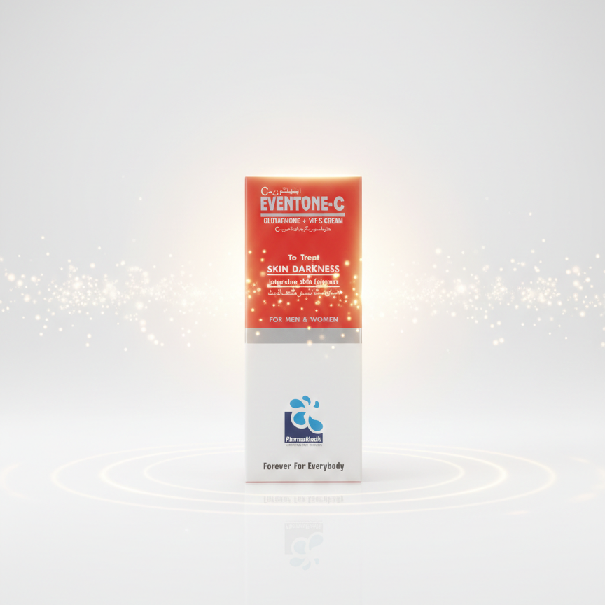 Eventone-C Glutathione & Vitamin C Cream – Intensive Skin Fairness & Dark Spot Care for Men & Women 30g
