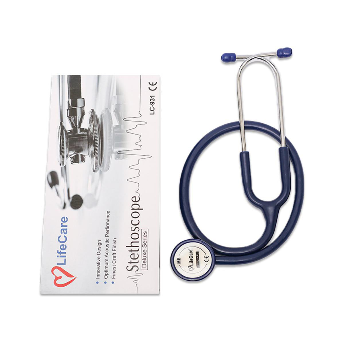 ESteth Classic Stethoscope – Dual Head, Cardiac Quality, Stainless Steel, Non-Chill Ring – 32 Inches – CANADIAN