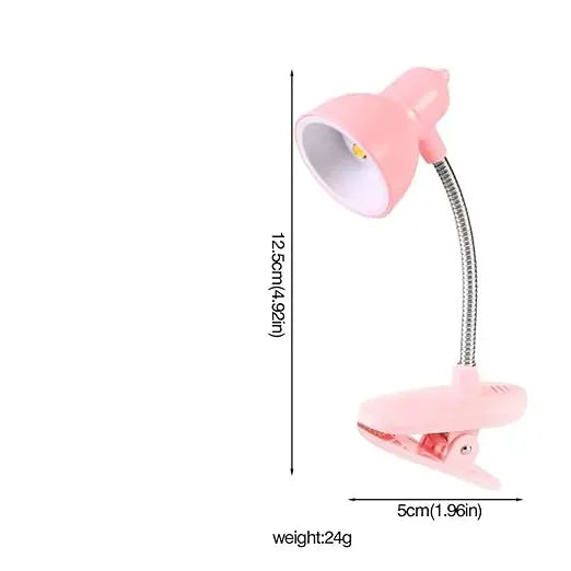 Mini Book Light with Clip – Portable LED Reading Lamp, Travel Bedroom Night Light, Eye Protection (Random Color)