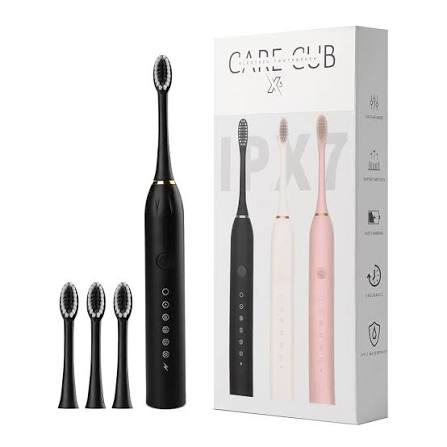Rechargeable Electric Toothbrush With 2 Extra Heads |  USB Charging Rechargeable Total Washable Electronic Whitening Teeth Brush for Oral Care | Teethbrush