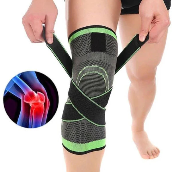 1pc Knee Support Band With Belt | Adjustable Knee Support Pad For Men And Women | Anti-Slip Knee Warmer Sleeves | Knee Sleeves