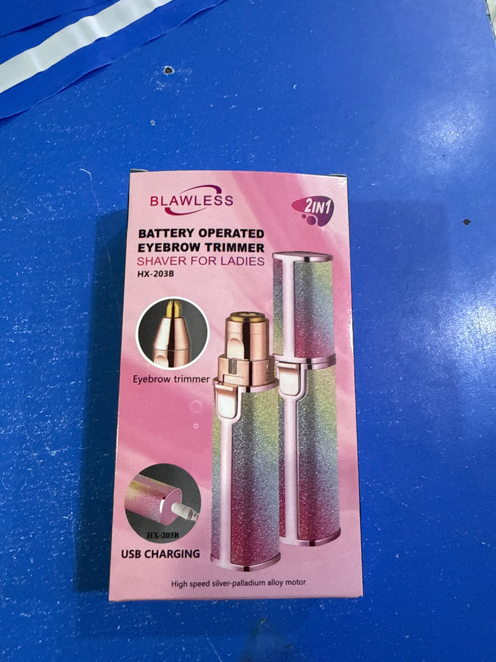 Flawless 2-in-1 USB Rechargeable Eyebrow Trimmer & Shaver (HX-203B)
