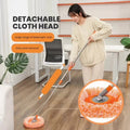 360° Rotating Microfiber Mop | Extendable Handle Telescopic Floor Cleaning Mop | Sunflower Round Mop For Home, Office And Car Screen