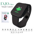 D20 Ultra Fitness Smart Bracelet Watch – Bluetooth Heart Rate & Blood Pressure Monitor (Black)