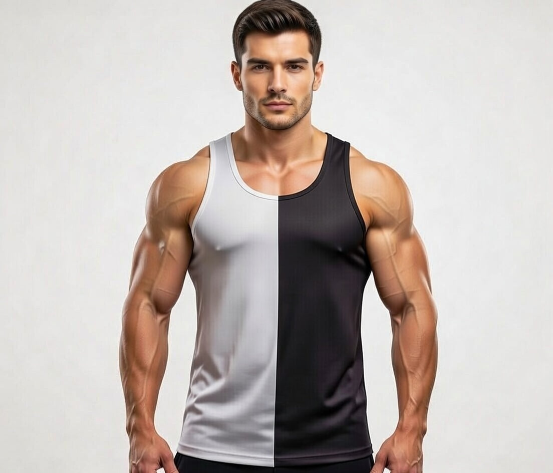 Men Boys Panel Tank Top | Top Tank Sando Pack of 2 Summer Wear