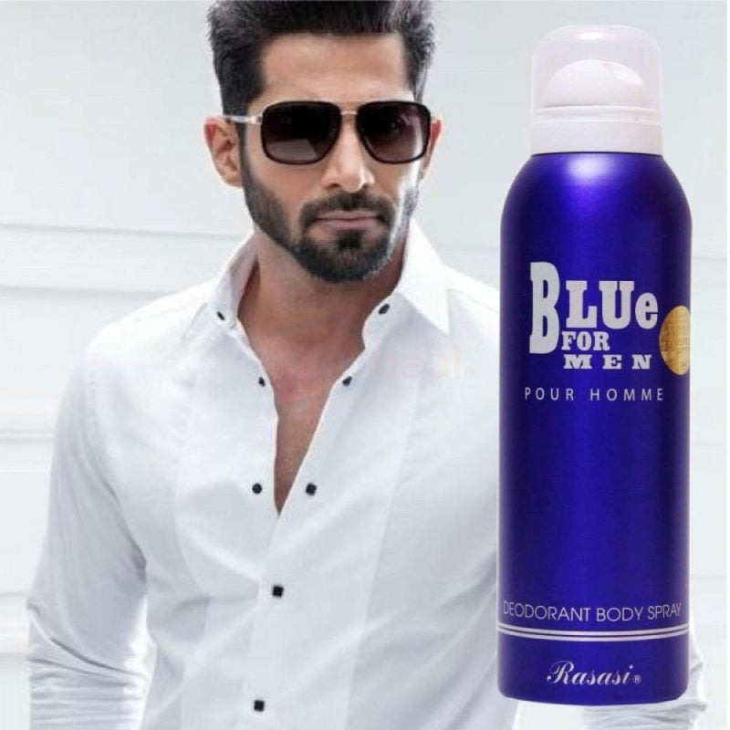 Rasasi Blue For Men Body Spray - 200ml ( Original )