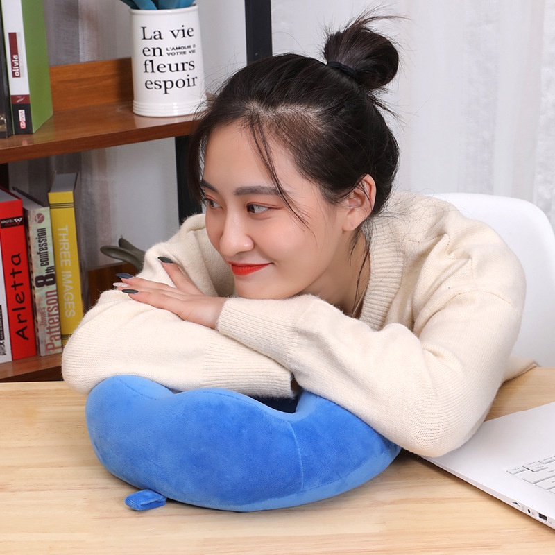 U Shaped Pillows For Sleeping Portable Travel Neck Pillows For Adults Neck Pillow For Flight Car Home Random Color