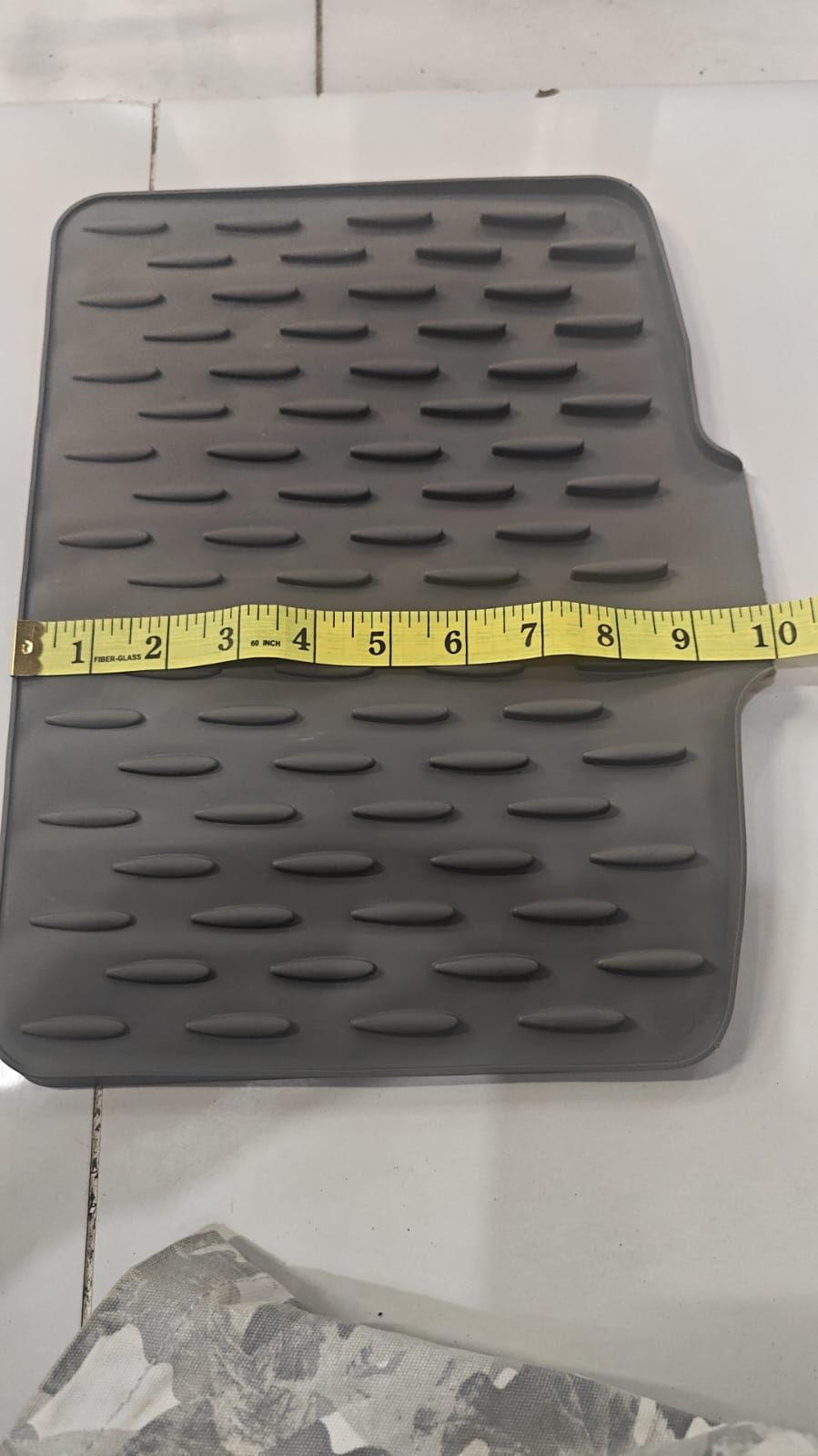 Sink Mat Black Durable Non Slip Design Protects Sink Surface Prevents Scratches And Keeps Kitchen Clean Size  26x32cm