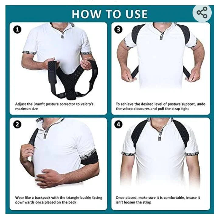 Energizing Posture Support Back Pain Relief Belt