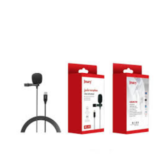 Jmary Tiktok Type C Lavalier Microphone With Clip Compatible Mobile Laptop Tab Etc