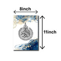 3 Marble Blue Islamic Wall Art Modern Arabic Calligraphy Islamic Wall Decor 2914296