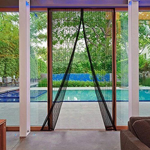 Premium Quality Mosquito Magic Mesh Set With 20 Wood Tacks 12 Hocks And 2 Mesh Panels 83x19.5 Inches