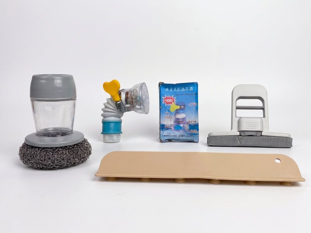 Useful Kitchen Gadget Set Pack Of 4 Durable High Quality Practical Choice For Efficient Daily Kitchen And Home Cleaning Tasks