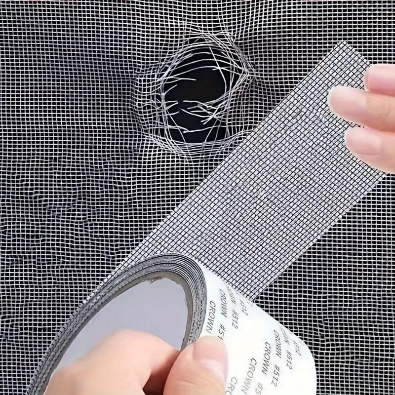 Mesh Roll Tape Window Screen Repair Patch Keep Mosquitoes Out With Our Anti Insect Self Adhesive Mesh Patch Tape 3 Meter