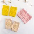 02 Pcs Pair Soft Amp Protective Baby Knee Pads Cushioned Support For Crawling Infants Amp Active Toddlers Random Color