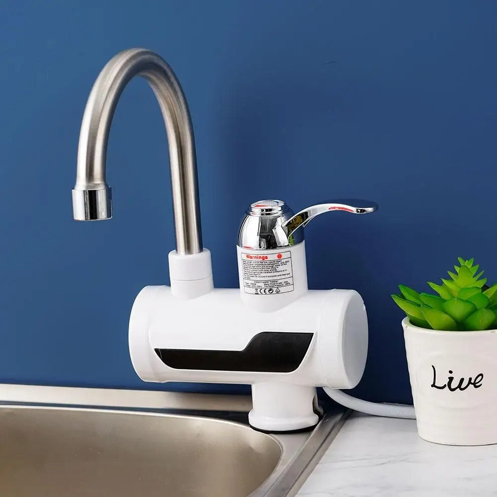 Electric Kitchen Water Heater Tap Instant Hot Water Faucet Fast Heating Tankless Faucet