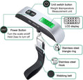 Portable Digital Luggage Scale Lcd Display Unit Conversion For Travel