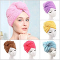 Towel Bath Towels Dry Hair Cap Super Absorbent Quick Drying Shower Towel Random Color