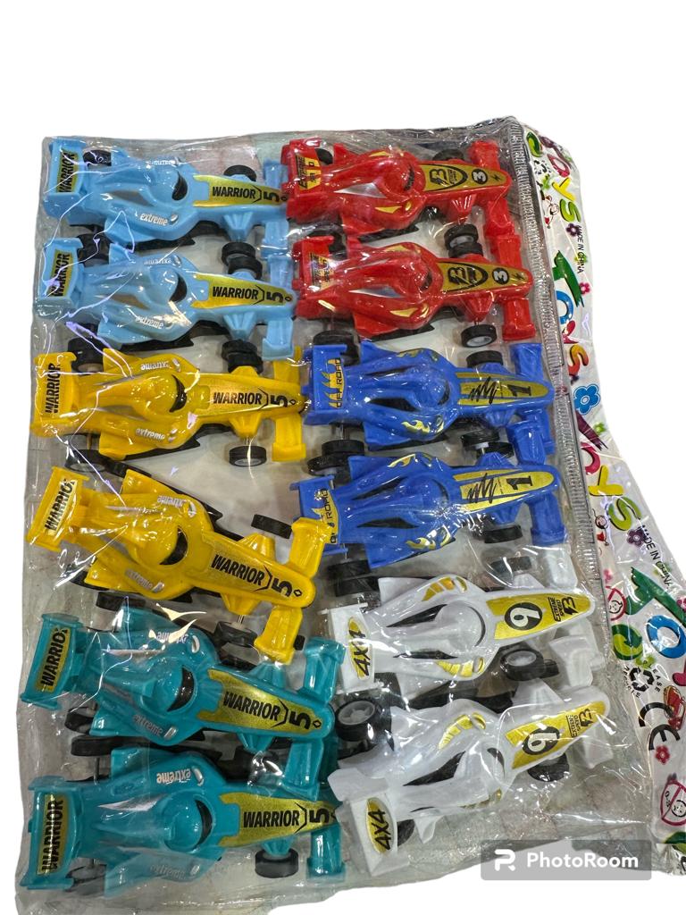 F1 Racing Car Set Pull Back 12 Pcs
