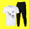 Hot Men's Sale New Arrival Tracksuit | Best Quality Tracksuit For Men | Tracksuit For Gyms | T-Shirt &amp; Trouser  - M
