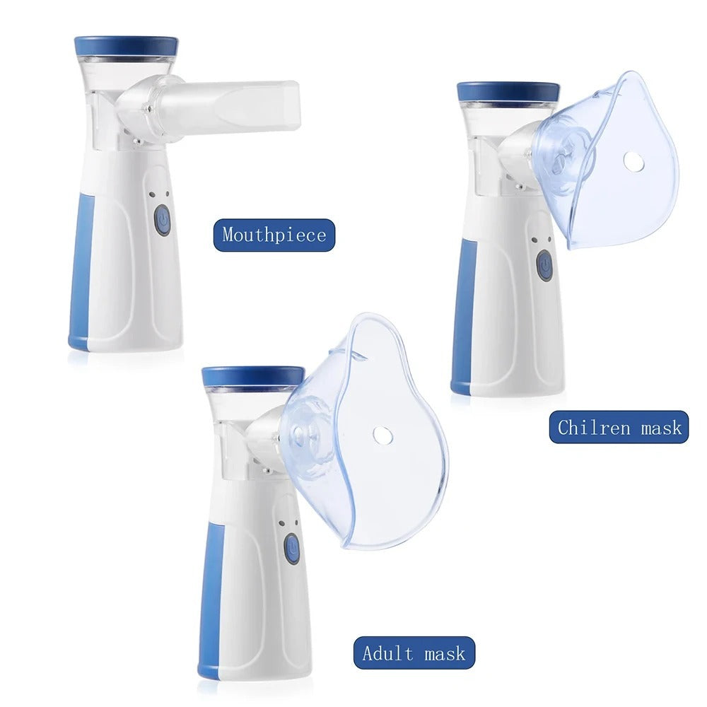 Mesh Nebulizer Battery Operated Silent Operation Compact Design Perfect Choice For Daily Breathing And Health Care Needs