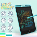 LCD Writing Tablet, Drawing Pads For Kids 8.5 Inch Colorful Lines Doodle Scribble Boards Educational Toys (Random Color)