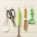 Transparent Self-Adhesive Wall Hook – Strong Hold | No Drill | Damage-Free Hanging Pack of 10