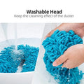 Fan Duster Flexible Micro Fiber Duster With Telescopic Stainless Steel Handle For Fan Cleaning Specially Random Color 1642357