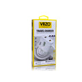 Vizo V14 Fast Charger 2 8A With Copper Connector Android Mobile Phone Charging Adapter With Usb Data Cable