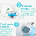 Fast Water Boiling 600 Ml Portable Kettle Travel Kettle Foods Boils Quickly Silicone Small Collapsible Foldable Electric Sports Bottle Random Color