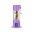 Portable Mini 6 Blade Juicer Blender Outdoor Juicing Cup 380Ml Rechargeable Random Color