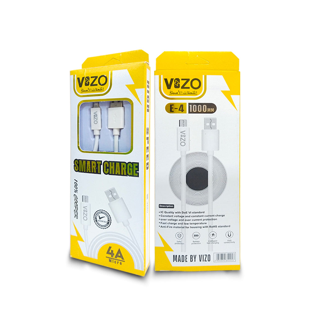 Vizo E4 Micro Usb Android Data Cable Fast Charging Data Cable
