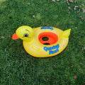 Duck Baby Floats Tube Inflatable Duck Pool Float Baby Floating Seat Children Swim Ring Kids Inflatable Floats Yellow Duck Seat Boat For Toddler