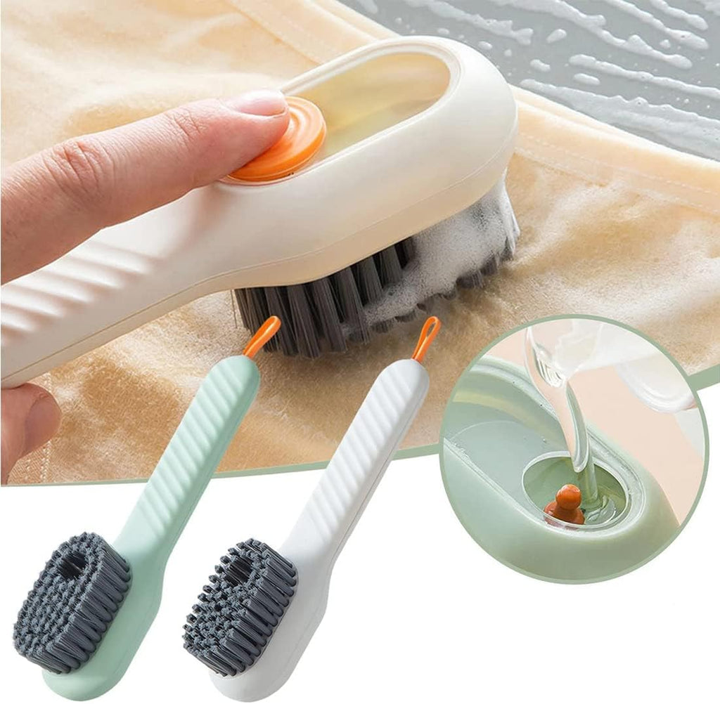 Multi Purpose Shoe Brush Soft Bristle Automatic Liquid Long Handle Cleaning Brush Clothes Board Brush Household Cleaning Tools 2171177
