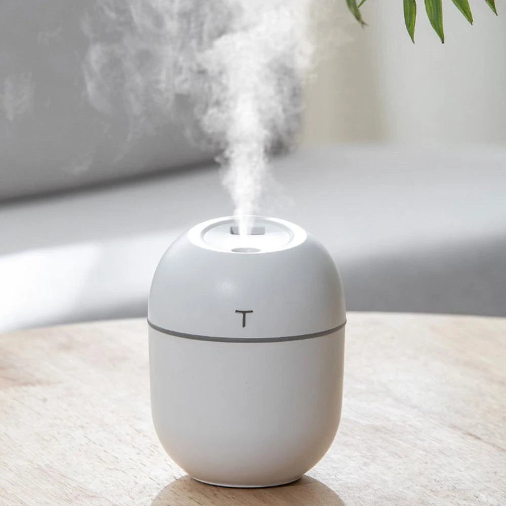 Air Humidifier Usb Small Mini Portable Cool Mist Diff User For Bedroom Office Desk Car Travel Aroma Atomizer Random Color