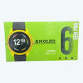 Gen Pro 6 Amoled Smartwatch Display With Dual Straps Silicone Golden Metal Strap