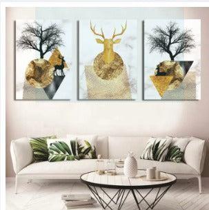 Set of 3 Wooden Photo Tile Wall Art Frames (8×11 Inches) – Premium MDF Spiritual Wall Décor with Easy Stick Back