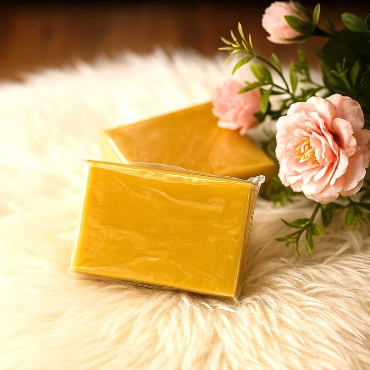 Ubtan Glow Brightening Soap – Handmade Organic Turmeric & Sandalwood Soap for Radiant Skin