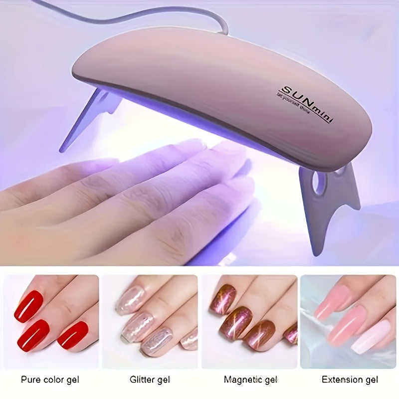 UV Led Lamp For Nails 6W Nail Lamp Light With Timer Mini Premium Quality Smooth Finish