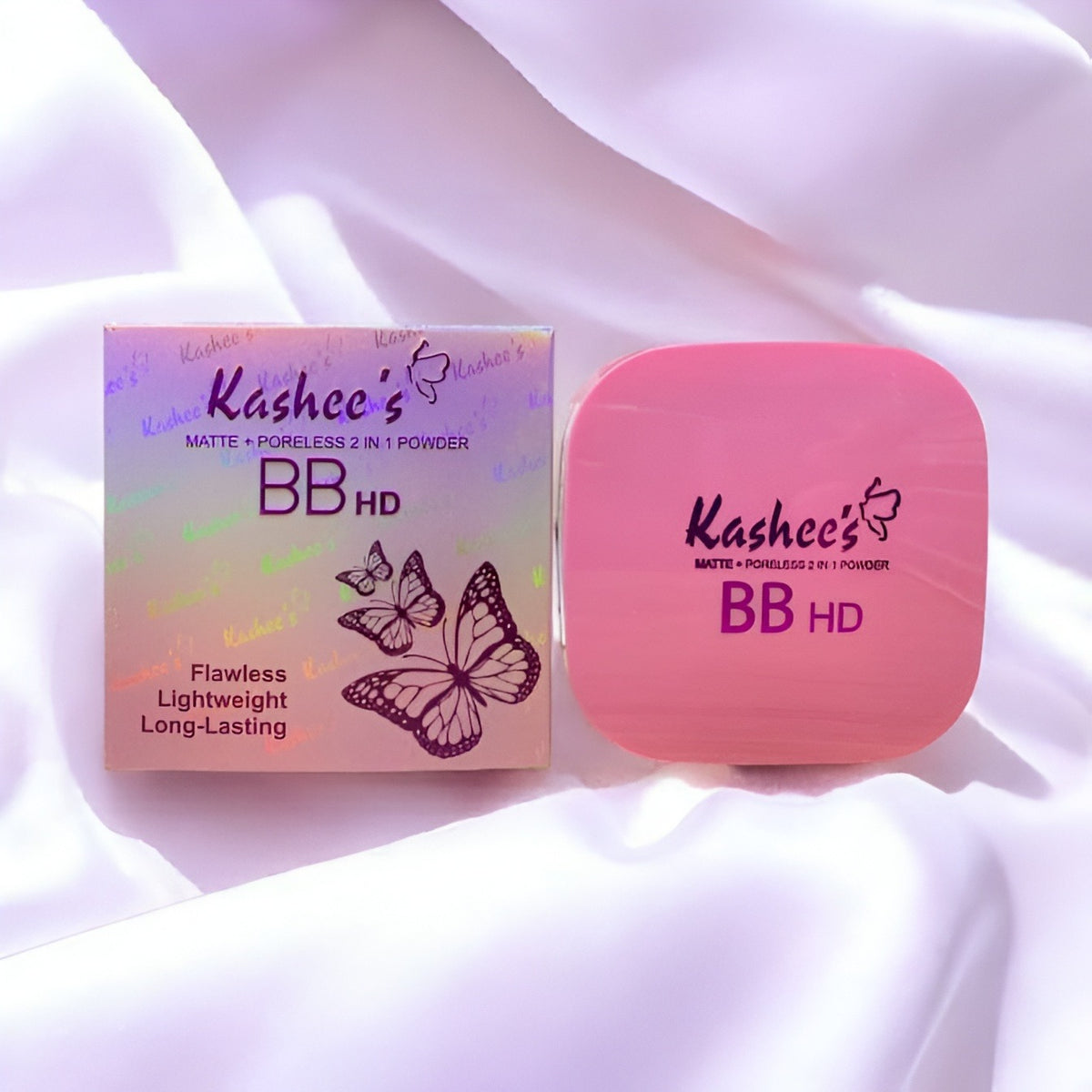 Kashees BB HD Matte And Poreless 2 In 1 Face Powder – Flawless Lightweight And Long Lasting Compact For Smooth And Radiant Skin