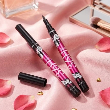 Pack of 6 - 36H Waterproof Liquid Eyeliner Marker - Cosmetic Product Designed For Eye Care And Daily Makeup Routine (Black)