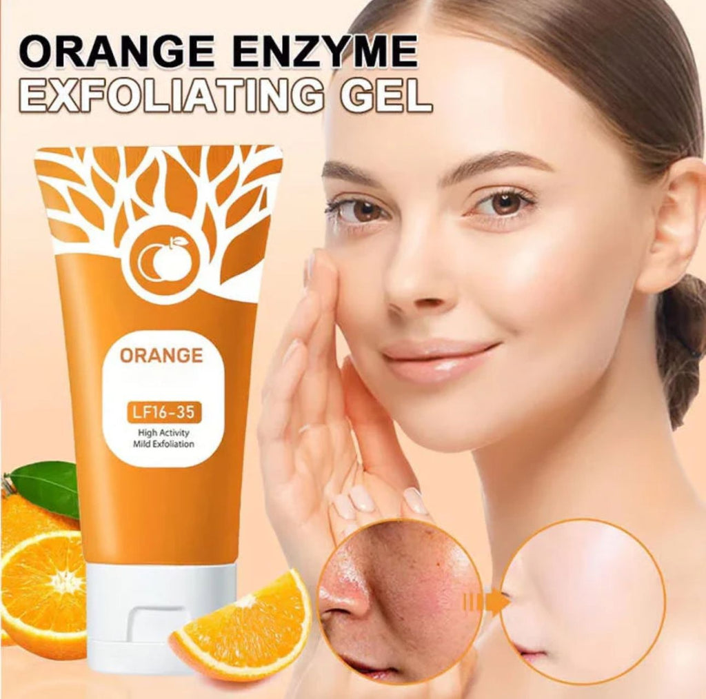 Orange Enzyme Exploiting Gel – Brightening, Exfoliating & Nourishing Citrus Skincare for Radiant, Healthy, Glowing Complexion Every Day (120gm)