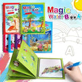 Magic Water Coloring Book For Kids Reusable Drawing Painting Fun Random Colors Designs