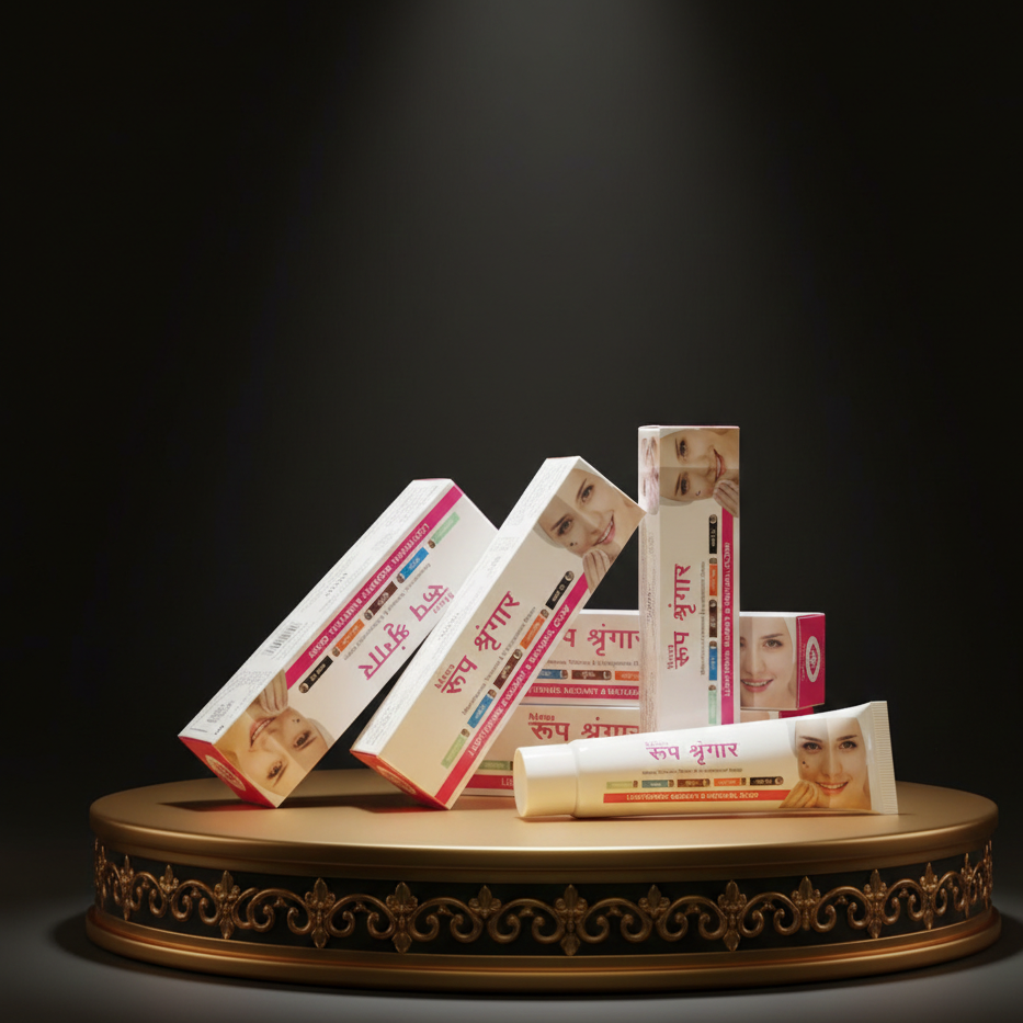 Roop Shingar Beauty Cream – 5 in 1 Lightning Radiance & Natural Glow Formula (Made in India)
