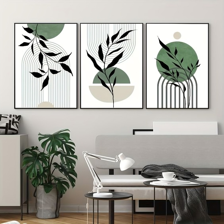 Set of 3 Motivational Quote Wall Art Frames – 8x11" MDF with Sticky Backing